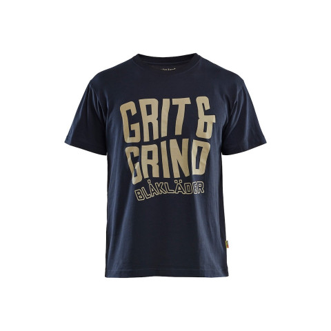 T-shirt en coton GRIT AND GRIND 94211042 - Couleur et taille au choix