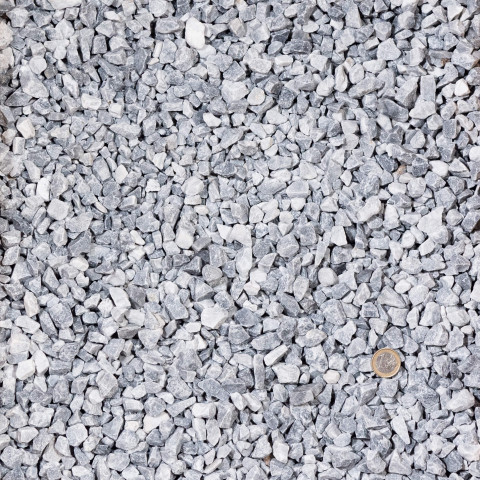 Pack 6 m² - gravier marbre bleu / gris 8-16 mm (15 sacs = 300kg)