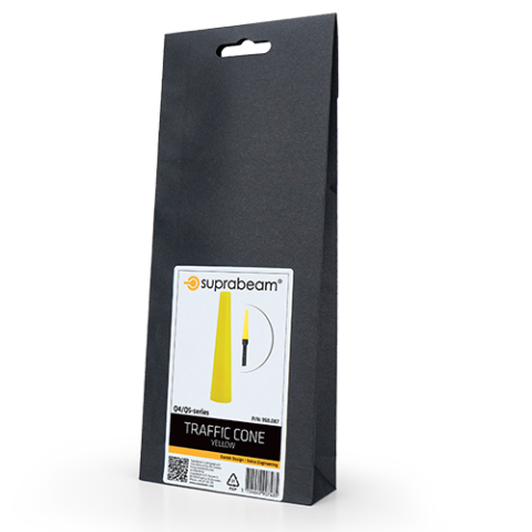 Baguette de signalisation Q4/Q5 jaune en silicone souple Suprabeam - SB950087