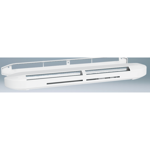 Entrée d'air hygroréglable acoustique 37DNE 5-45m³ Isola Hy ANJOS Blanc - 420x45x40 mm - 0690