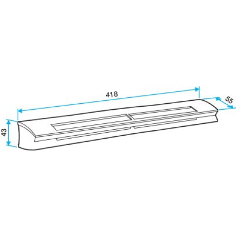 Kit entrée d'air hygroréglable acoustique EHL 6-45L Alu ALDES - 11014067