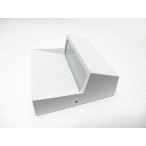 Applique murale led b42 7w ip44 blanc - couleur eclairage au choix