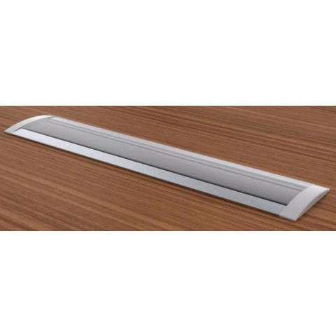 Profilé aluminium 1m couvercle blanc opaque