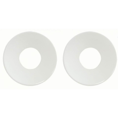 Paire rosace béquille R92 Blanc 19 NORMBAU - 247270