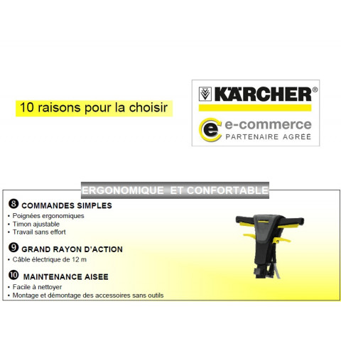Monobrosse à disque 430mm 1400w - bds 43/180 c adv