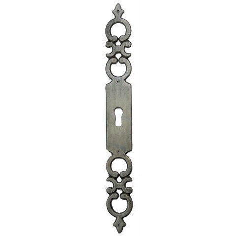Entrée mixte 344 BROS 185mm - zamack vieil argent - 344-Z-18