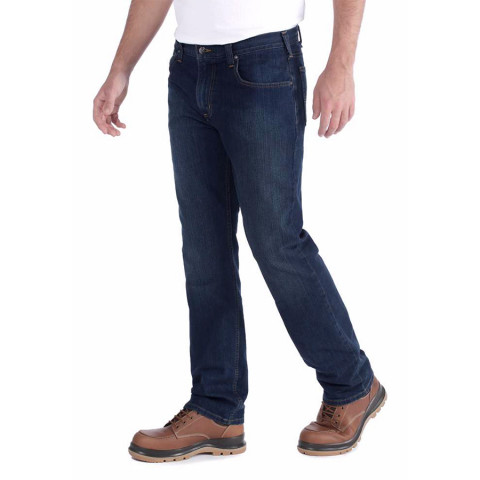 Jean rugged flex straight tapered 102807 carhartt 491erie - s1102807491w32l34 - Taille au choix