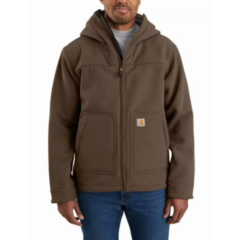 Veste à capuche CARHARTT doublée Sherpa - Hydrofuge et technologie coupe-vent - 105001