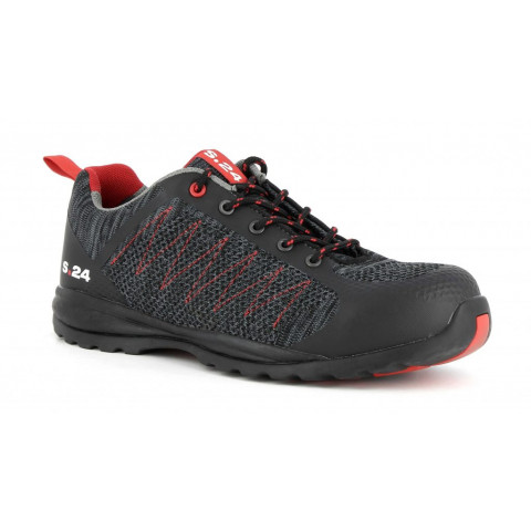 Chaussures basses sp1 sirocco s24 - noir et rouge - 6032 sirocco s1p - Pointure au choix
