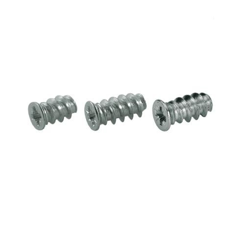 Vis euro de fixation Ø 6.3x10.5 mm HETTICH - Tête fraisée plate - Empreinte PZ - Acier zingué - 51264
