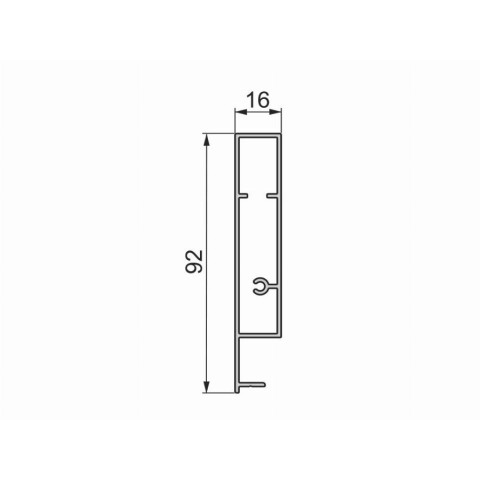 Façade pour tiroir à l'anglaise 1100 mm EMUCA - 4190425