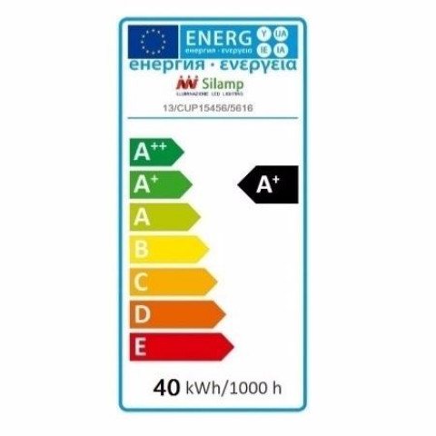 Spot led sur rail 40w 80 binaire triphasé blanc - couleur eclairage au choix