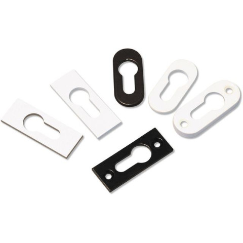 Rosace à visser clé i goettgens alu argent - 3 mm 66x26 - d4014