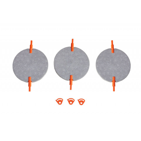 Lot de 3 volets de réglage de débit d'air - lot de 3 volets de réglage de débit d'air - diamètre 250mm
