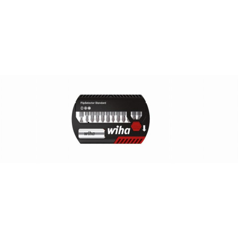 Coffret d'embouts WIHA Flipselector Standard mixte 13 pcs + Porte embout universel + attache ceinture - 39049