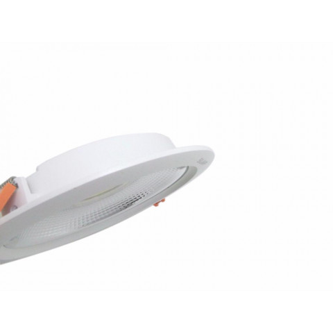Downlight spot led cob rond 30w ø228mm - couleur eclairage au choix