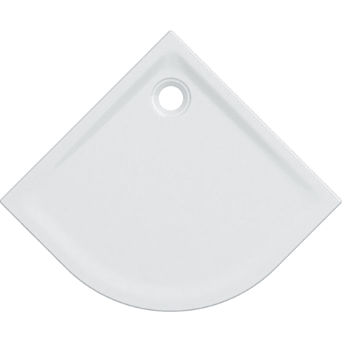 Receveur céramique d'angle GEBERIT Renova - 90 x 90 extra-plat à poser/encastrer - 00725800000AG3
