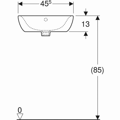 Lave-mains d'angle Bastia GEBERIT - 501.611.00.1