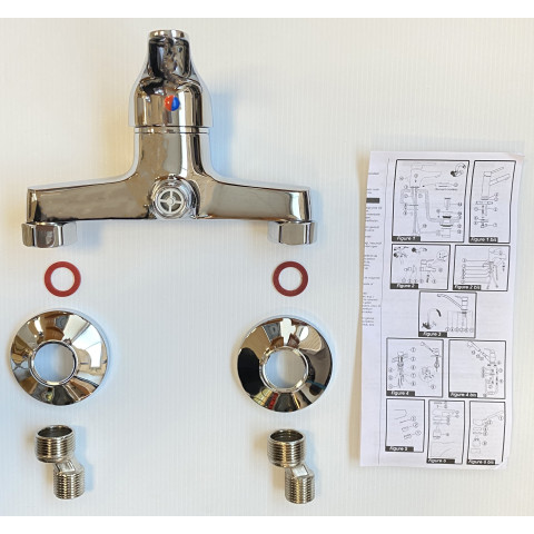 Mitigeur de Douche NF Chrome TILT by Eurosanit