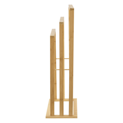 Porte-serviettes sur pied 40 x 24 x 82 cm bambou helloshop26 03_0008193