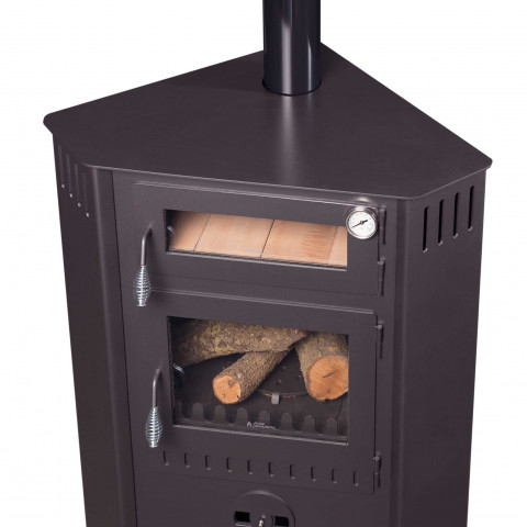 Pôele hibrid à bois et pellet mod. r4 plus