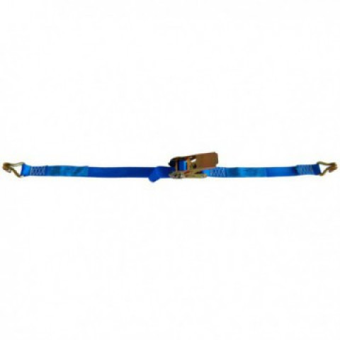 Sangle arrimage LEVAC - Larg.25 mm - 400 Kg - Crochet double soudé - L.5 m - 4552A05