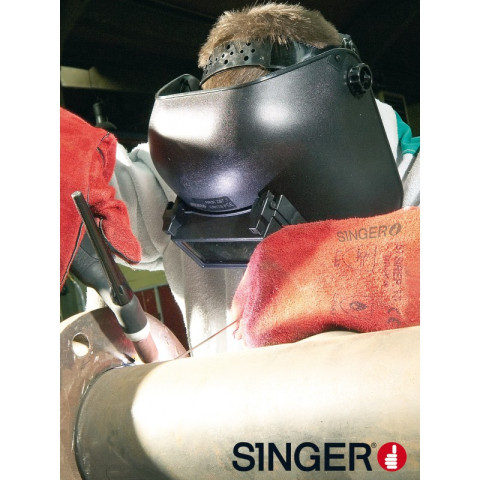 Masque soudeur serre tête en polypropylène sans verre en 175 singer - eva300