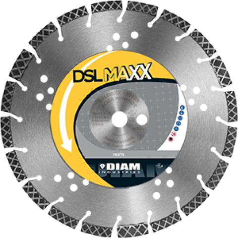 Disque diamant mixte diam ø125mm / 22.23 mm - dslmaxx125/22fd