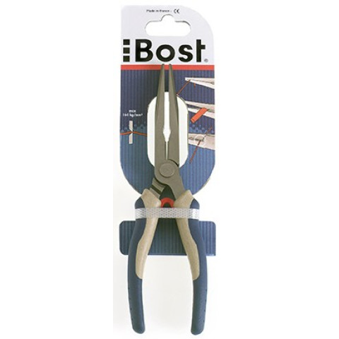 Pince demi-ronde BOST - Becs long droit Expert 200 mm - 114256