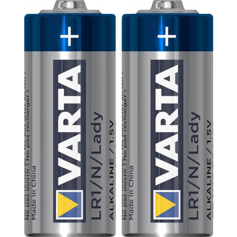 Pile alcaline lr01 1.5v 850mah varta - blister de 2 - 4001101402