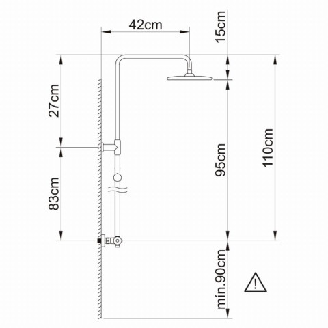 Colonne de douche Term Up! Urban box CLEVER - 61006