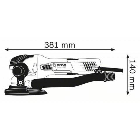 Ponceuse excentrique get 75-150 l-boxx bosch - 0601257101