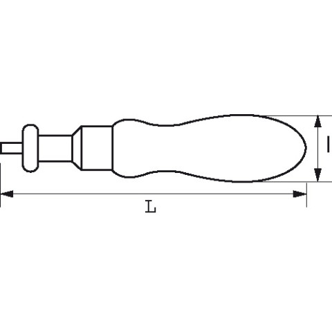 Tournevis dynamometrique 0,2-1,3nm monocouple debrayable carre 1/4' SAM - 40MC3