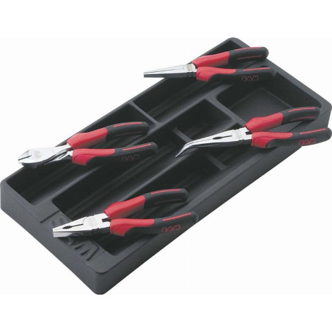 Module abs 1/3 de 4 pinces chromées polies SAM - P5J4M
