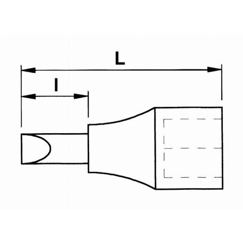 Douille tournevis monobloc 1/4 phillips ph3v