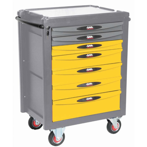 Servante d'atelier renault 7 tiroirs SAM - SERVI740R