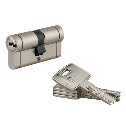 Cylindre Transit THIRARD - Profil européen - Bouton - 30x30 mm - 4 clés - 018757