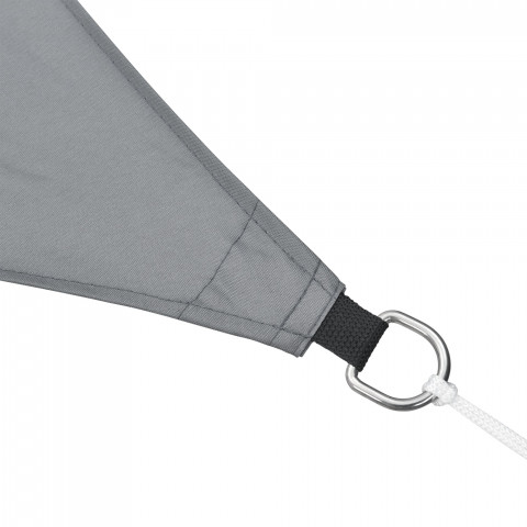 Voile toile d'ombrage toile de protection 2 x 3 m gris foncé 