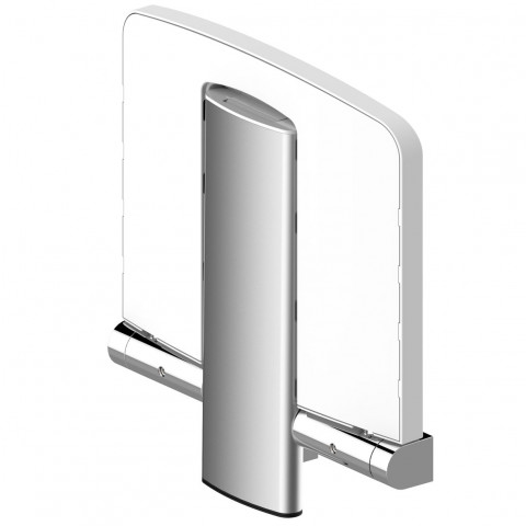 Siège de douche relevable onyx - coloris : blanc onyx siège de douche
