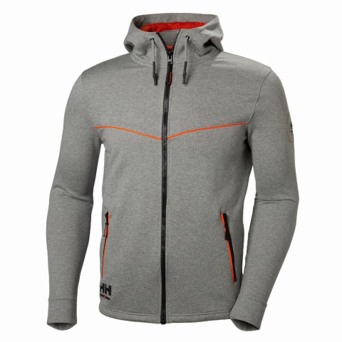 Sweat-shirt à capuche helly hansen chelsea evolution - gris - 79197