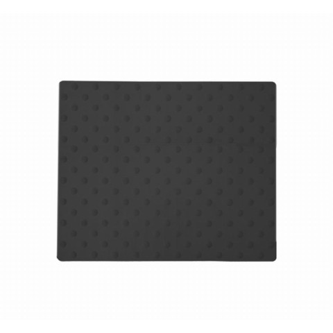 Dalle podotactile caoutchouc VISO - 810 x 620 x 7 mm - noire - POD81NR
