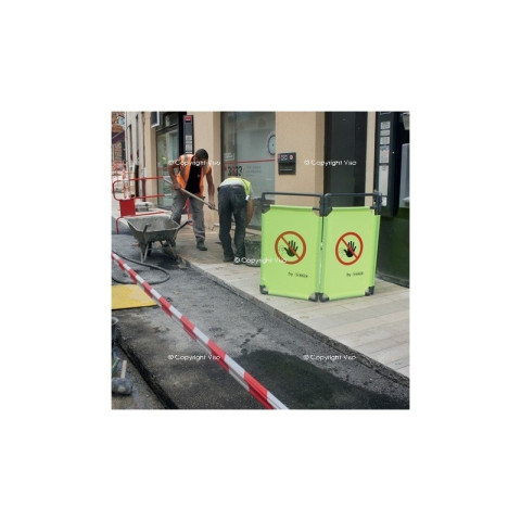 Barrière type paravent 3 éléments VISO - 1700 x 1000 mm - TRAVOLITE