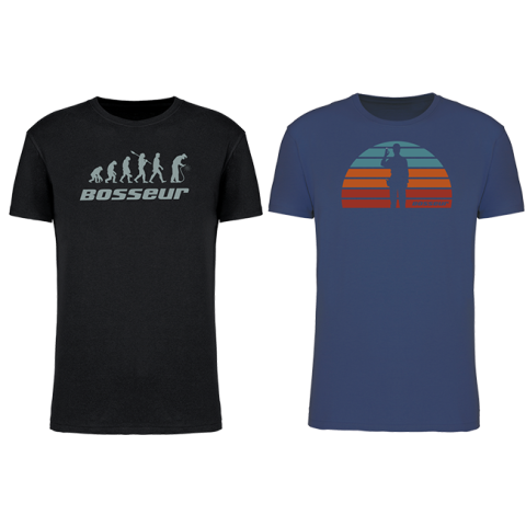 Lot de 2 t-shirt de travail BOSSEUR Evo Noir - 12232-004