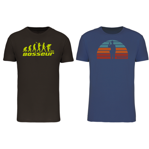 Lot de 2 t-shirt de travail BOSSEUR Evo Kaki - 12233-006