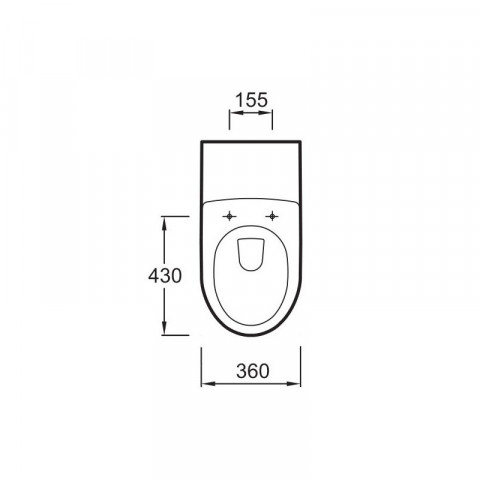 Abattant thermodur Odéon à descente progressive