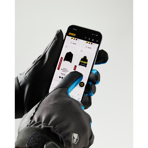 Gants de travail tactiles à velcro 28741404 - Pack de 12 paires - Taille au choix