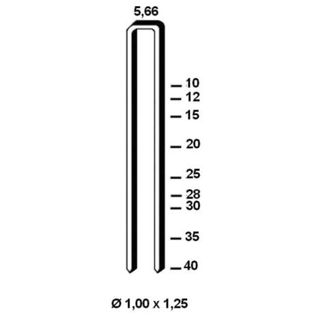 Agrafes 90 - 12mm Galva - Boite de 5000 - ARCA - SA9012G