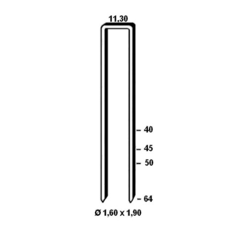 Agrafes Q6774 - 50mm Galva - Boite de 10000 - ARCA - ARAQ677450G