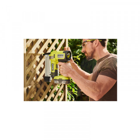 Agrafeuse à air comprimé ryobi 18v - avec 500 agrafes - sans batterie ni chargeur - r18gs18-0