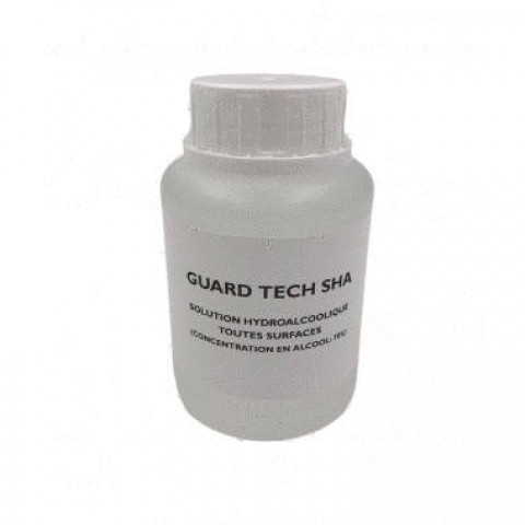 Solution hydroalcoolique toute surface 250 ml alcool 70% - Guard Tech Sha